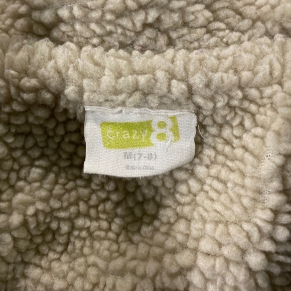 Crazy 8 Trucker Denim Child’s Coat. Size 7/8 or Medium - Picture 4 of 5